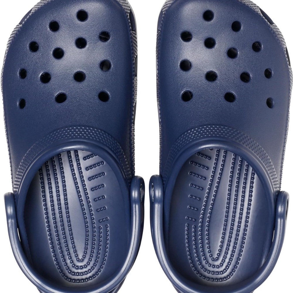 CROCS  Classic Rubber Clogs Navy Blue Size M(4) W(6) NWT - Picture 5 of 9